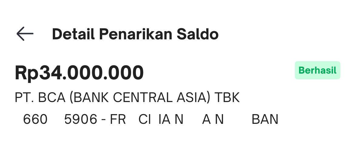 Bukti Gestun Lainnya Sukses